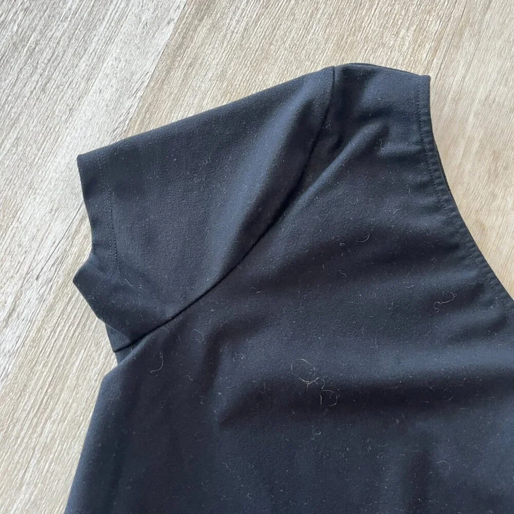 Womens Victoria Sport Black One Shoulder Top - M - Picture 2 of 5